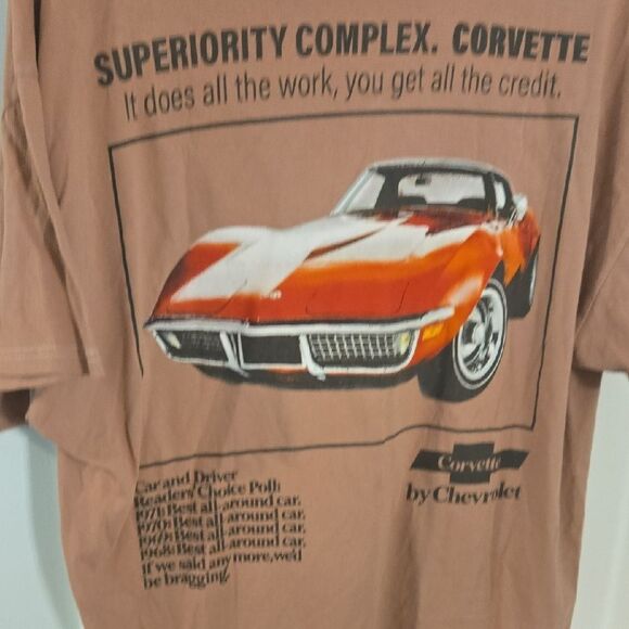 Brown Short Sleeve Tees Casual Cotton - Picture 5 of 6